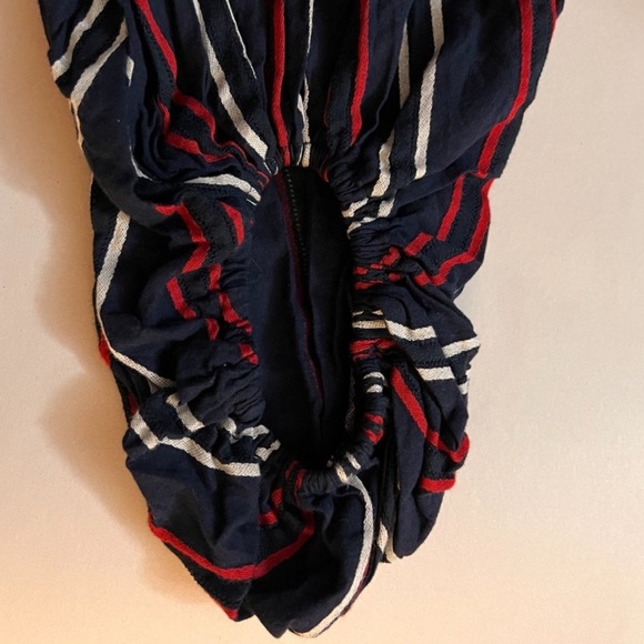 CABI Freedom Stripe Flag Balloon Sleeve Top Size XS - Picture 6 of 11